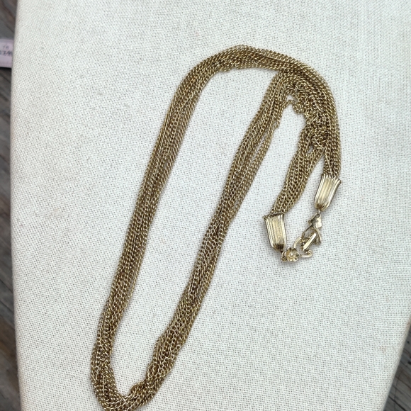 Vintage gold chain necklace - Picture 5 of 5